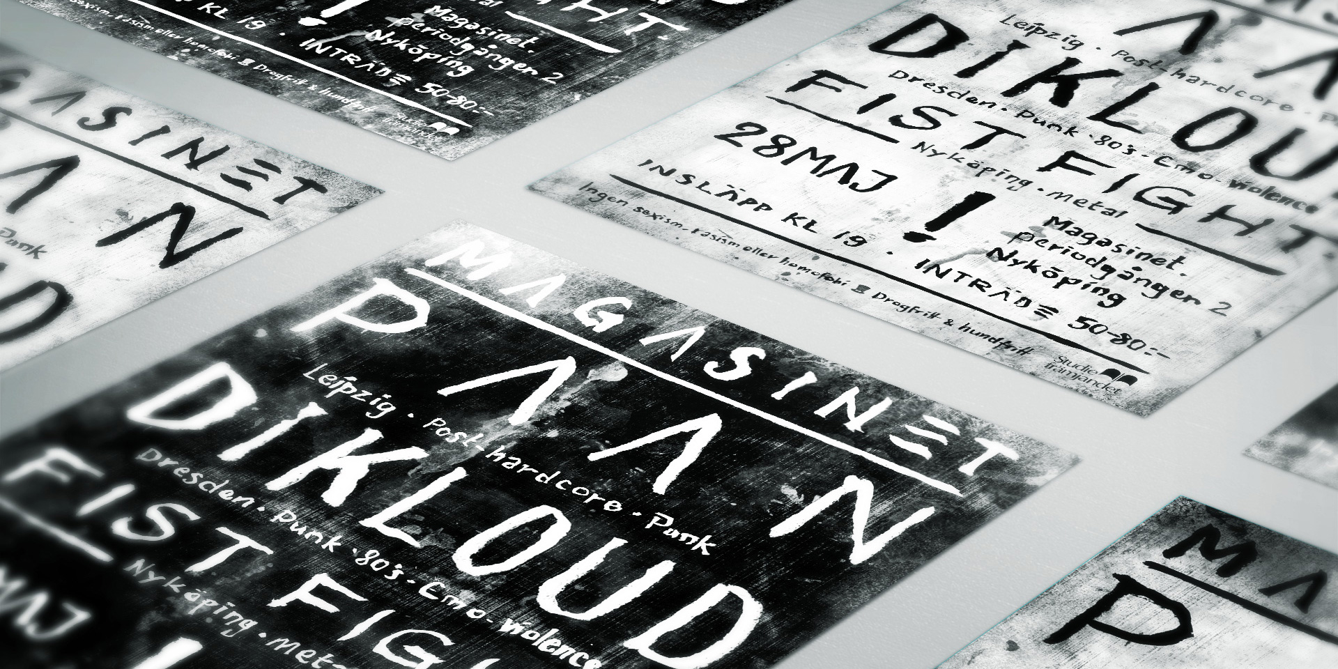 Posters and flyers -Paan & Dikloud