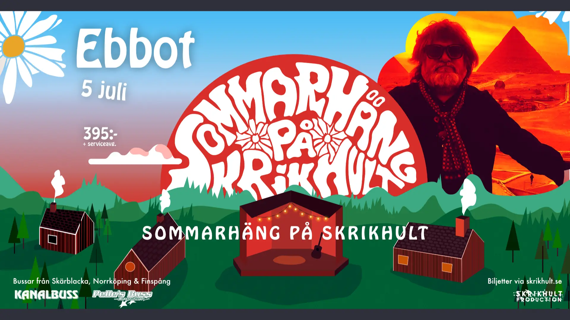 Sommnarhäng på Skrikhult, posters and socials - for Skrikhult Production - Illustration by Ilona Morel