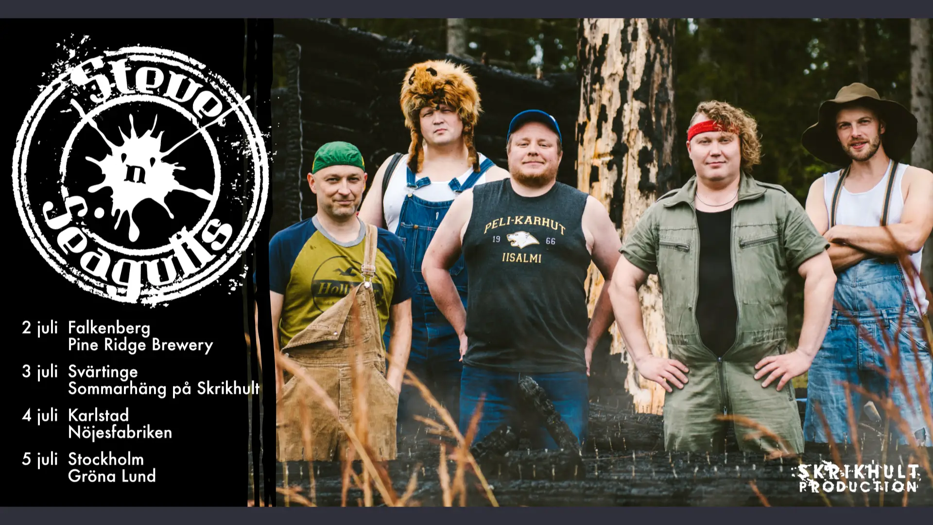 Posters and socials - for Skrikhult Production